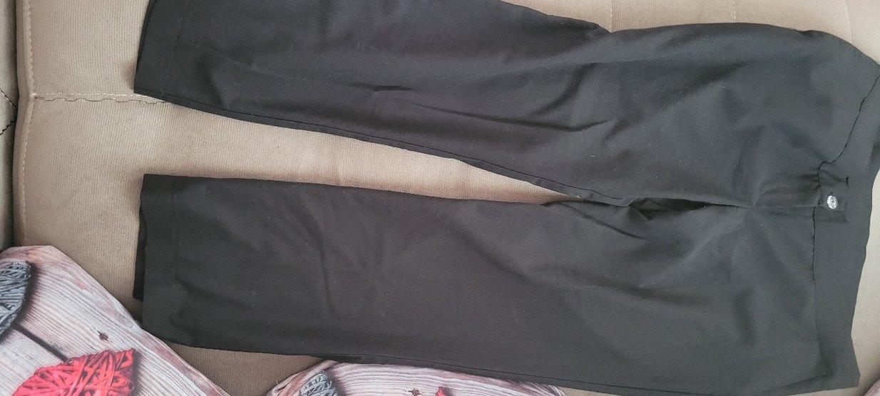 Siyah Midi Kumaş Pantolon - Görsel 5