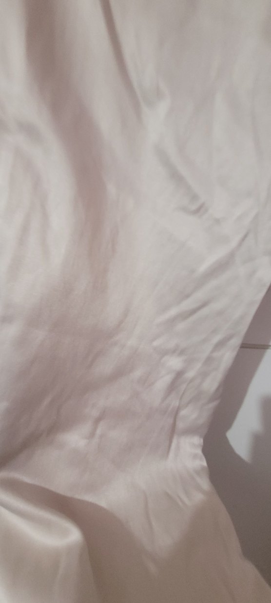 krem Kadın saten Normal Boy Pantolon - Görsel 3