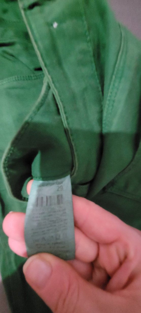 Yeşil Kadın Pantolon paça fermuarli - Görsel 4