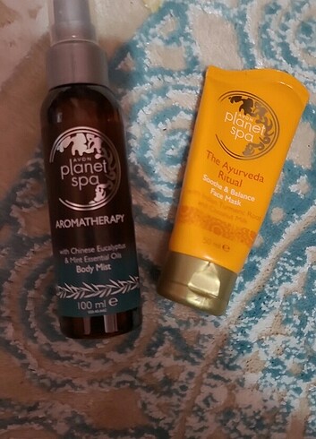 Avon planet spa sprey ve maske set