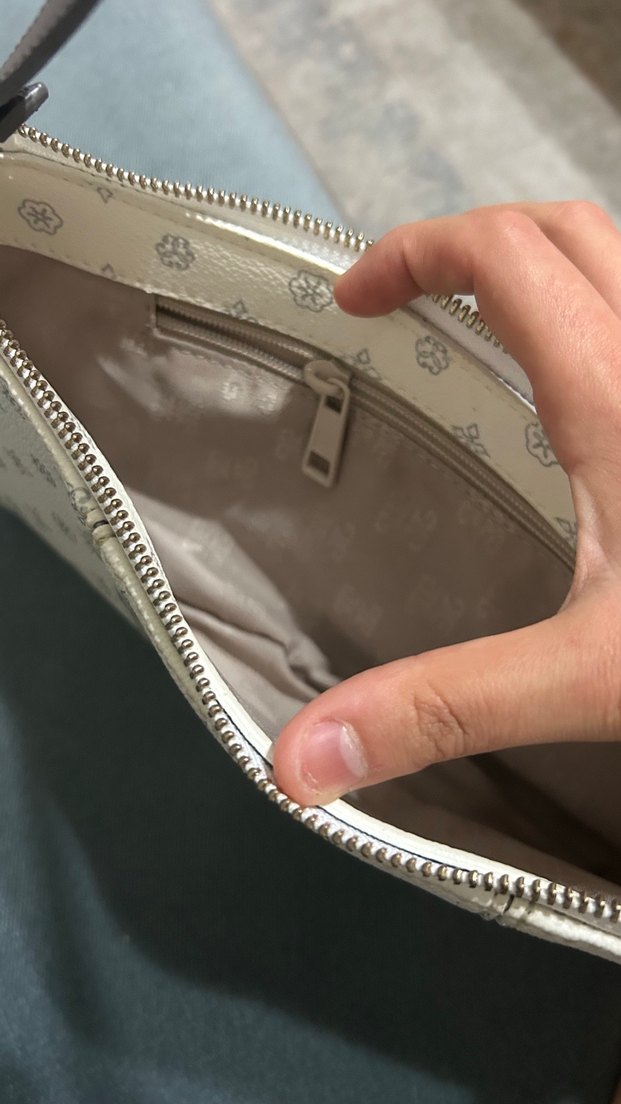 Beyaz Kadın Omuz Çantası - Görsel 5