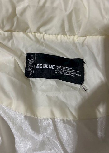 Krem be blue Kadın Şişme Yelek - Görsel 4