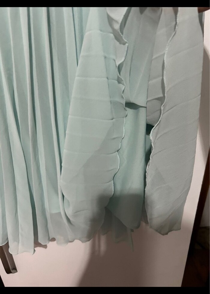 Zara piliseli uzun etek - Görsel 4