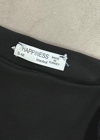 Happiness Siyah İnce Askılı Kadın Elbise