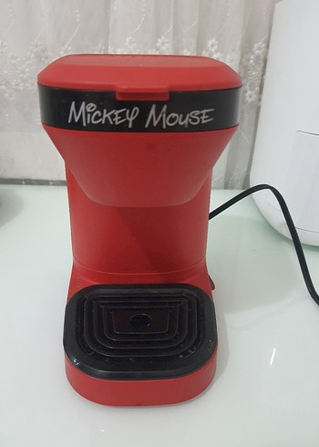 Kırmızı Mickey Mouse Kahve Makinesi