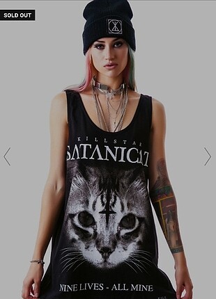 Killstar Satanic Cat Tunic