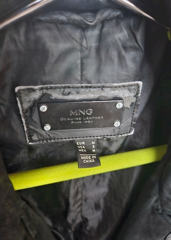 mango Siyah Süet Biker Kadın Deri Ceket - Görsel 11