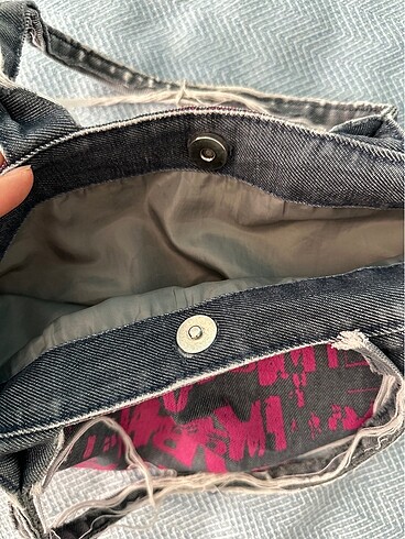Beden Mavi Denim Çanta