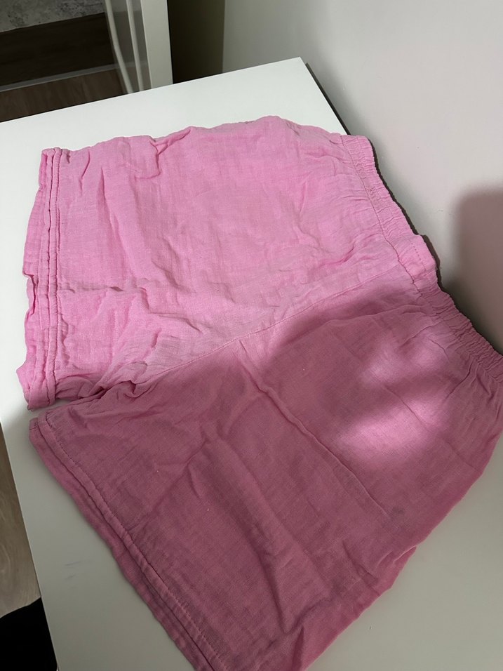 Pembe 
 Keten Şort - Görsel 2