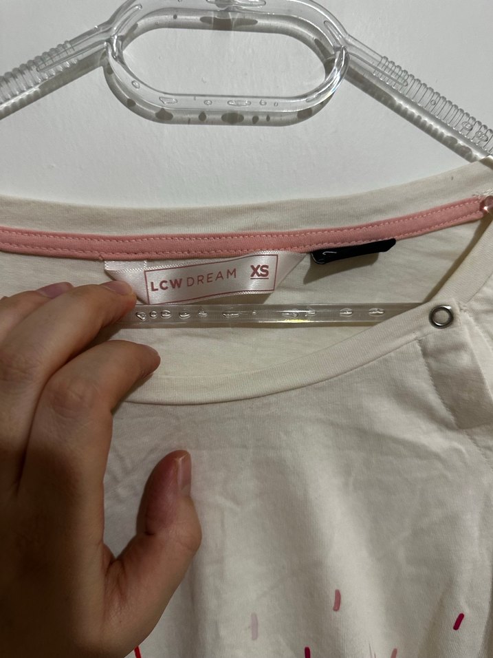 Kadın Minnie Baskılı Düğmeli Pamuklu emzirme takım pijama takımı - Görsel 2