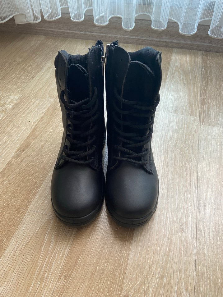 Siyah Fermuarlı Biker Erkek bayan ünisexs - Görsel 2