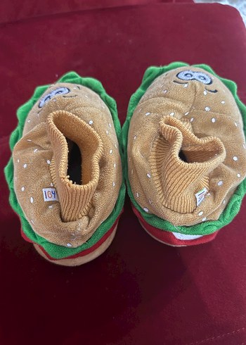 Renkli Nakışlı Erkek Çocuk Sıcak Ev Terliği - Görsel 5