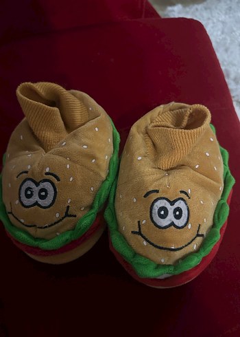 Renkli Nakışlı Erkek Çocuk Sıcak Ev Terliği - Görsel 2