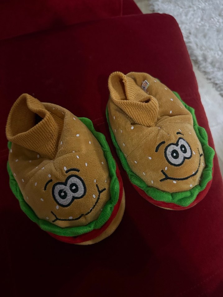 Renkli Nakışlı Erkek Çocuk Sıcak Ev Terliği - Görsel 4