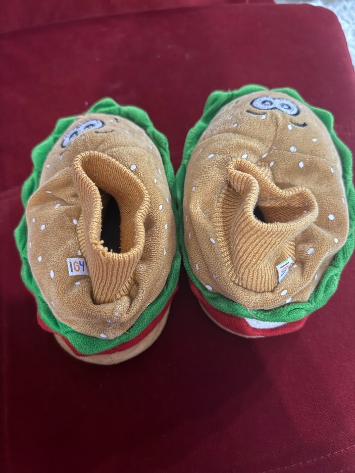 Renkli Nakışlı Erkek Çocuk Sıcak Ev Terliği - Görsel 5