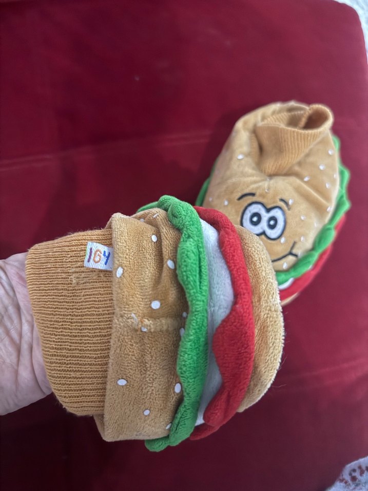 Renkli Nakışlı Erkek Çocuk Sıcak Ev Terliği - Görsel 3