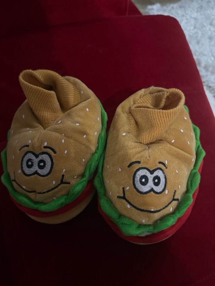 Renkli Nakışlı Erkek Çocuk Sıcak Ev Terliği - Görsel 2