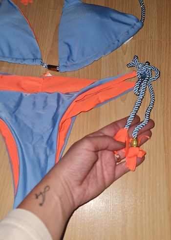 Diğer Püsküllü mavi bikini