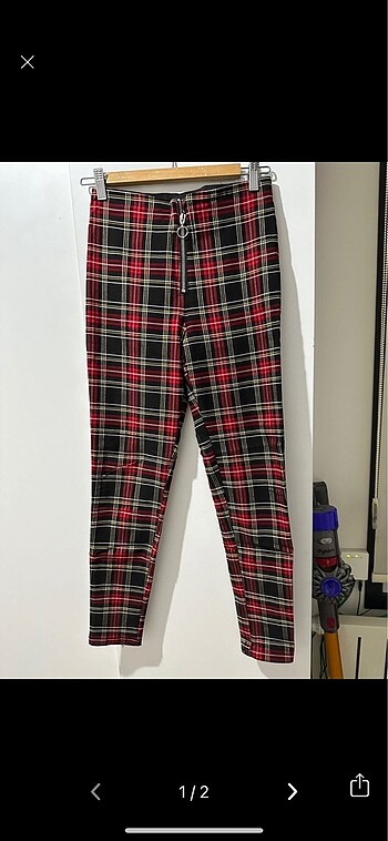Zara ekose pantolon
