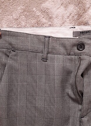 ekose kumaş pantalon