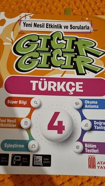 4. Sinif Türkçe dersi kaynak kitabi