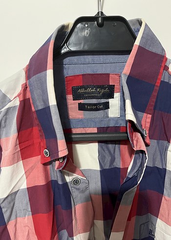 Abdullah Kiğılı Erkek Kısa Kollu Kareli Pamuklu Gömlek - Görsel 2