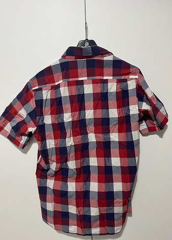 Abdullah Kiğılı Erkek Kısa Kollu Kareli Pamuklu Gömlek - Görsel 3