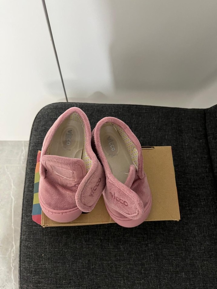 Vicco Kız Çocuk Pembe Sıcak Terlik Velcro - Görsel 4