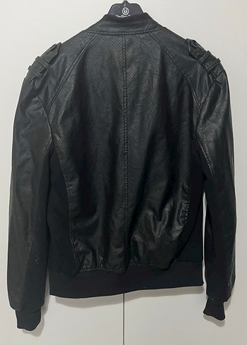 LTB Siyah Deri Biker Ceket - Görsel 2