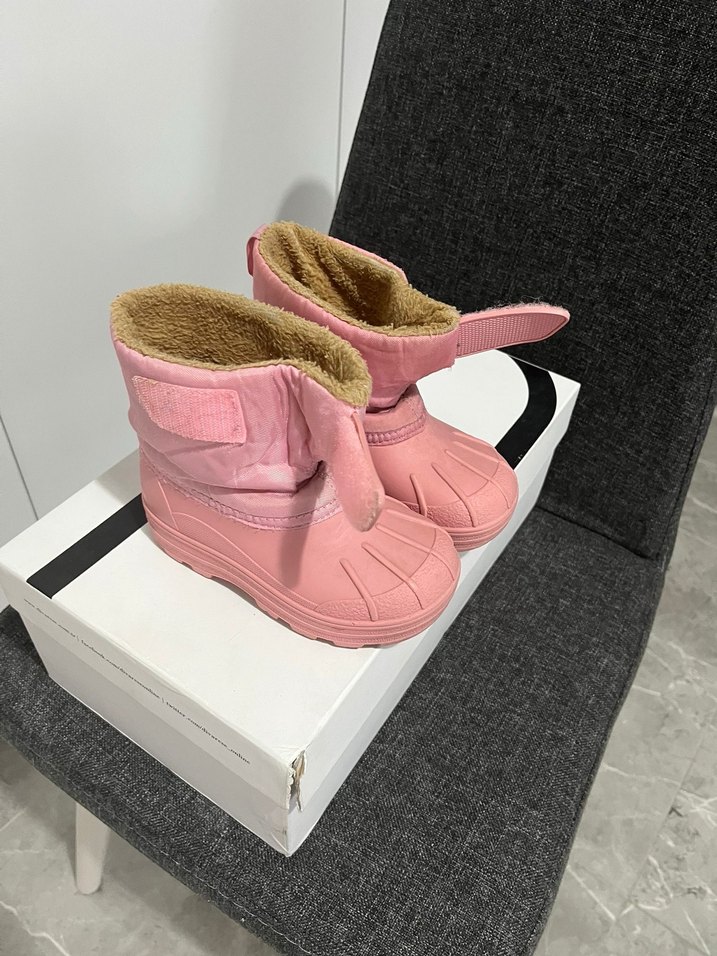 IGOR Kız Çocuk Pembe Lastik Botlar Velcro - Görsel 4