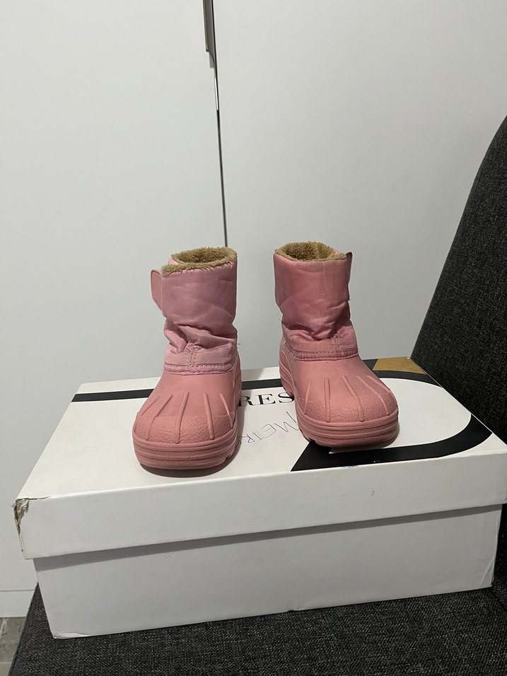 IGOR Kız Çocuk Pembe Lastik Botlar Velcro - Görsel 2