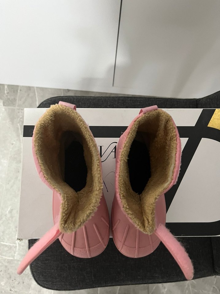 IGOR Kız Çocuk Pembe Lastik Botlar Velcro - Görsel 5