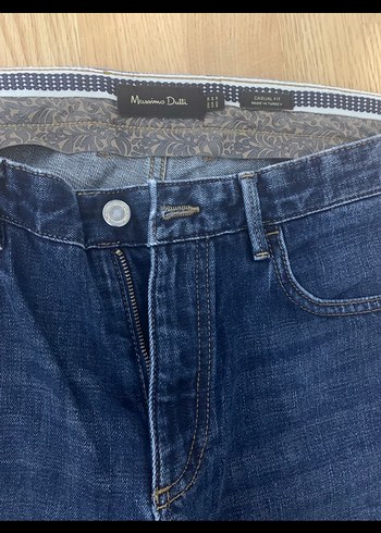 l Beden lacivert Renk Massimo Dutti Kot Pantolon