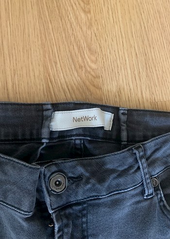 l Beden gri Renk Network Kot Pantolon
