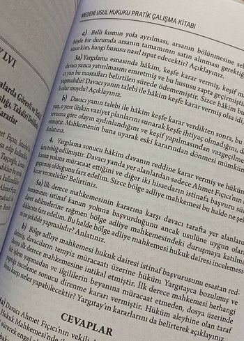 Beden Medeni Usul Hukuku Pratik Çalışma Kitabı