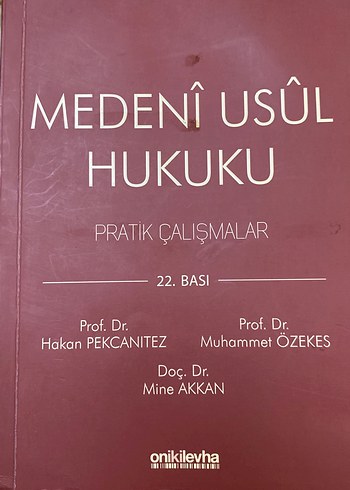 Medeni Usul Hukuku Pratik Çalışmalar Kitabı