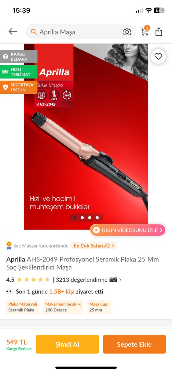 Bej Pastel Saç Maşası - Görsel 2