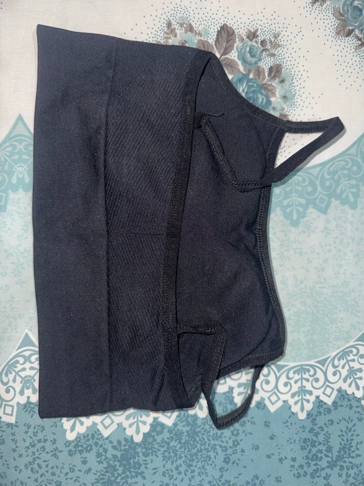 Siyah Spor Sütyeni Midi Boy - Görsel 2