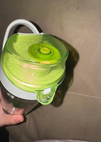 Renkli Yeşil detoks matara - Görsel 2