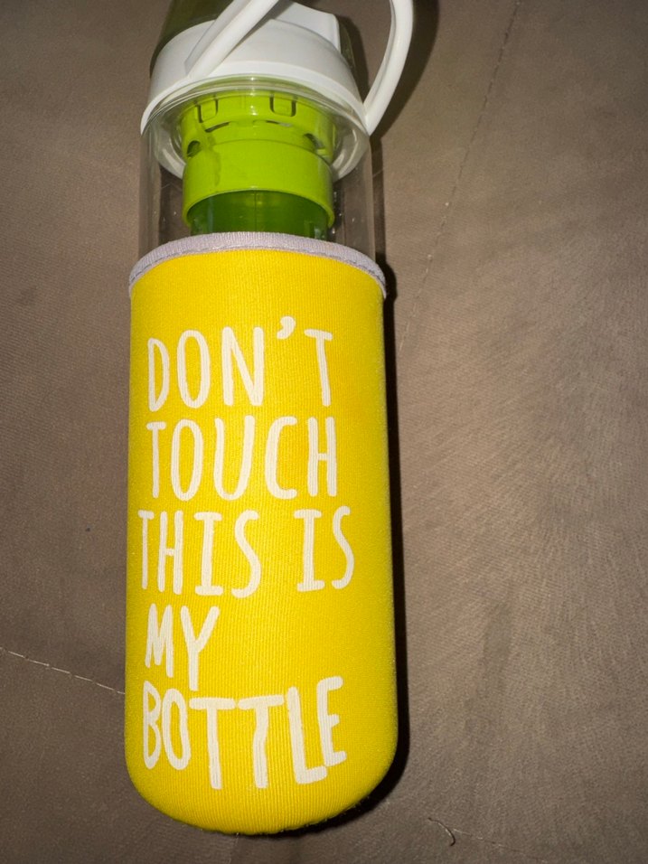 Renkli Yeşil detoks matara - Görsel 3