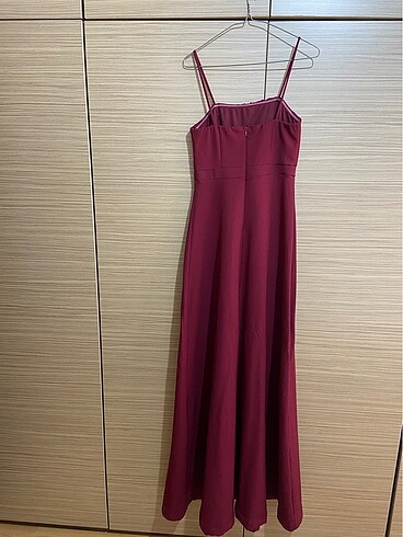 36 Beden bordo Renk Abiye