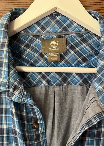 Erkek Mavi Ekose Kısa Kollu Gömlek - Görsel 3