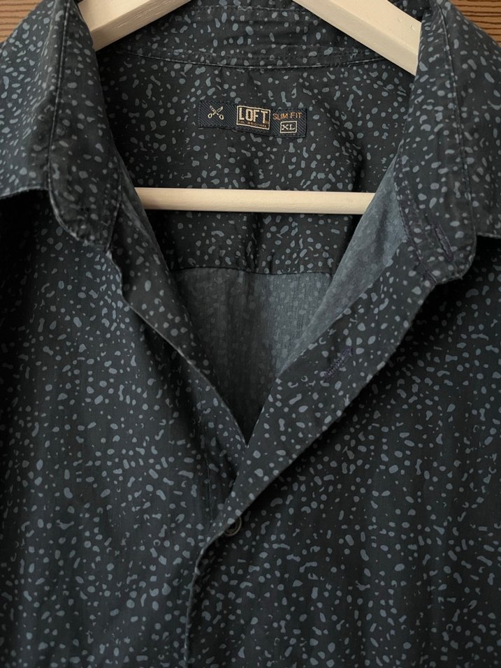 Lacivert Erkek  Uzun Kollu Gömlek - Görsel 2