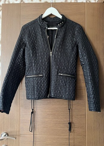 Kadın Siyah Kapitone Ceket - Görsel 2