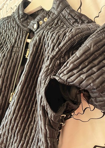 Kadın Siyah Kapitone Ceket - Görsel 5