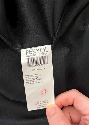 Siyah Kuşaklı Midi Ceket - Görsel 6