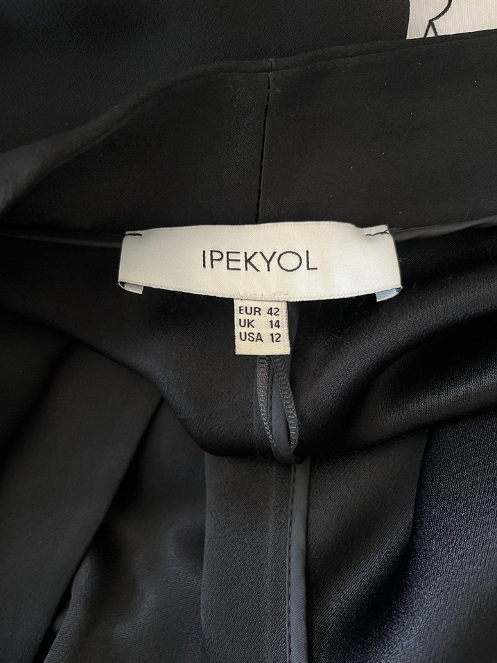 Siyah Kuşaklı Midi Ceket - Görsel 5