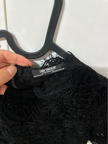 s Beden ZARA DANTELLİ BLUZ