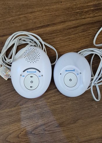 Weewell Dijital Bebek Telsizi Beyaz-Gri - Görsel 4