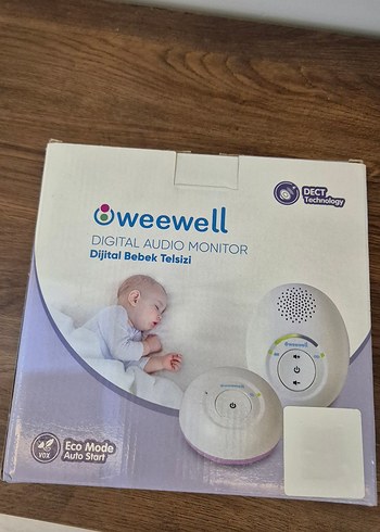 Weewell Dijital Bebek Telsizi Beyaz-Gri - Görsel 2